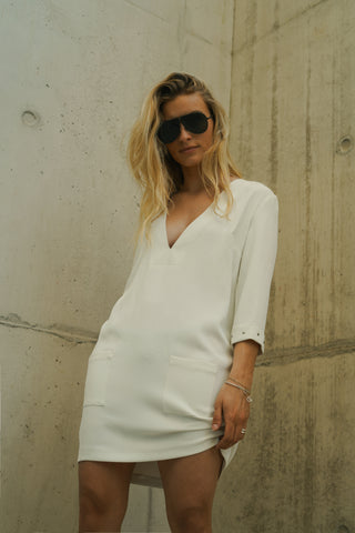 DAMARA DRESS | WHITE