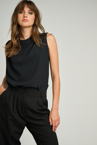 TURTLE BLOUSE | BLACK
