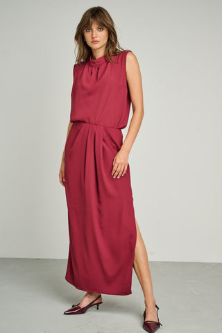 SOLENE SKIRT | WINE