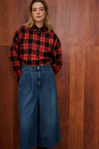Amor - Top/Blousse - Orange check