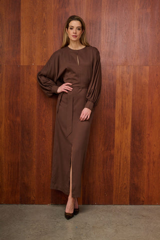 Mastella Dress Brown