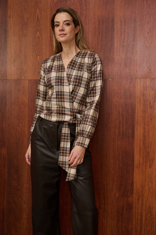 Gracio Brown Check