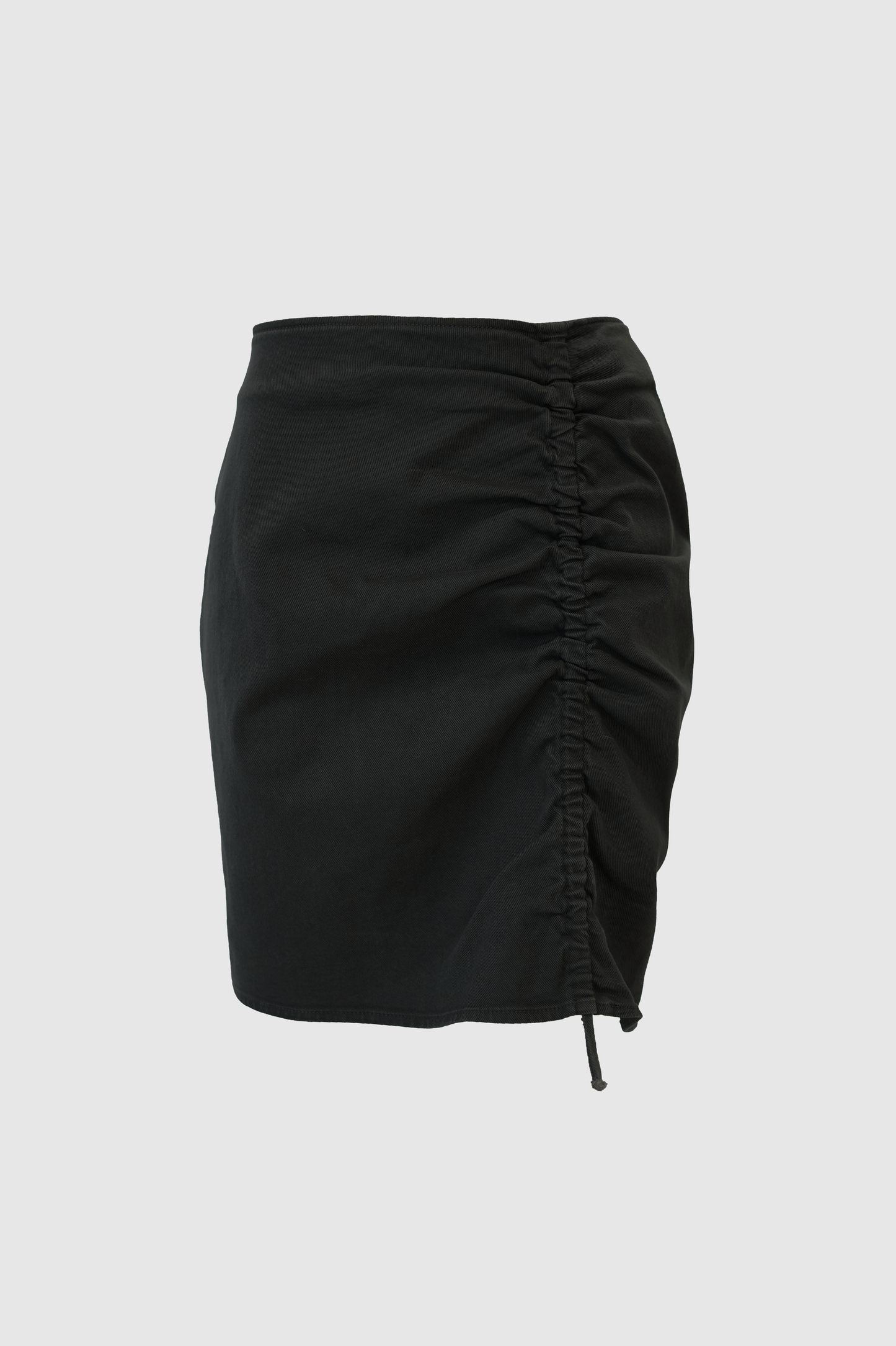 SOLENE JEANS SHORT SKIRT | BLACK