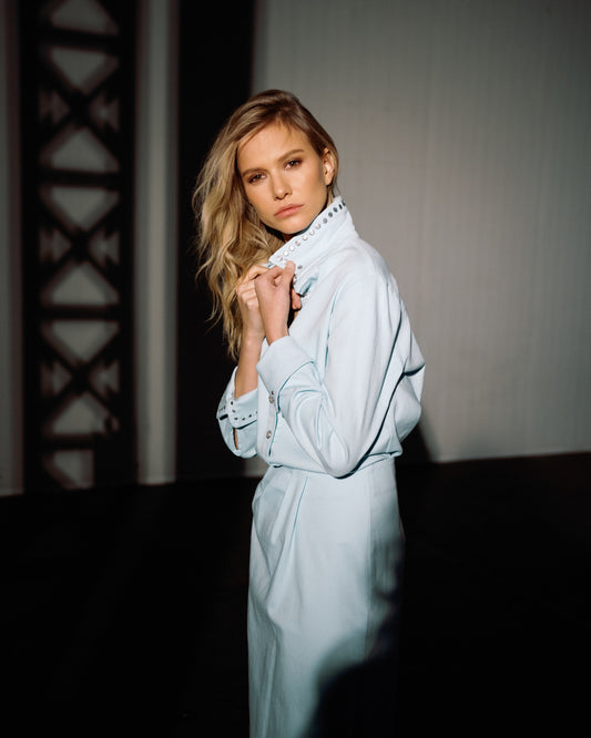 TIFFY JEANS SHIRT | BLUE