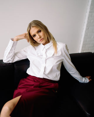 SHIRAZ COTTON SHIRT | WHITE